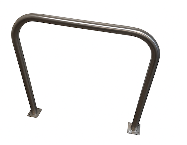 Beschermbeugel U-model met voetplaat - LongShop metaalproduct